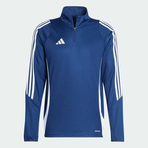 Bluză cu fermoar scurt Fotbal ADIDAS Tiro Albastru Adulți imagine