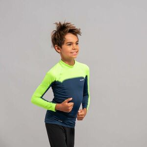 Bluză anti-UV 500 Gri-Verde Băieți imagine