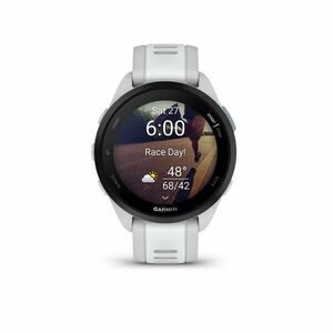 Ceas smartwatch GPS alergare GARMIN FORERUNNER 165 GRI DESCHIS/ALB imagine