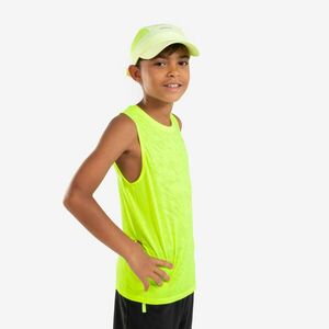 Maiou fără cusături alergare Kiprun Light 900 Galben fluorescent Copii imagine