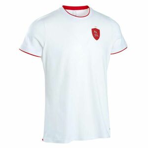 Tricou Fotbal FF100 Replică Polonia 2024 Alb Adulți imagine