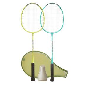 Set badminton 2 rachete Fun BR130 Turcoaz-Verde Adulți imagine