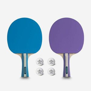 Set Tenis de masă TTR 130 4* SPIN ITTF 2 palete + 4 mingi imagine