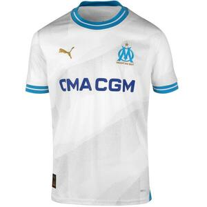 Tricou Fotbal PUMA Replică Olympique de Marseille Teren propriu 23/24 Adulți imagine