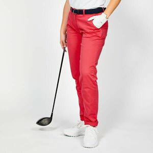 Pantalon chino golf bumbac MW500 Roz Damă imagine