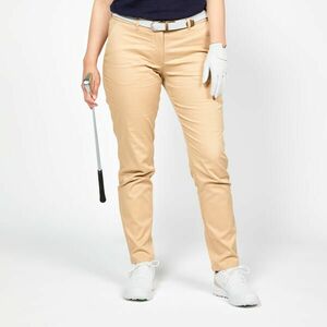 Pantalon chino golf bumbac MW500 Bej Damă imagine