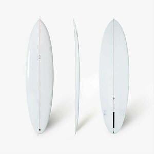 Placă surf 6'8" - 900 mid-length Alb imagine