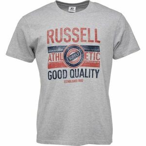 Russell Athletic GOOT Tricou pentru bărbați, gri, mărime imagine