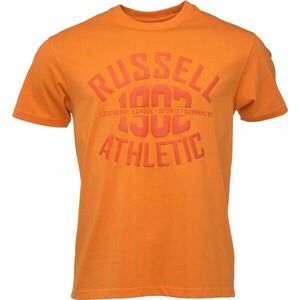 Russell Athletic T-SHIRT M Tricou pentru bărbați, portocaliu, mărime imagine