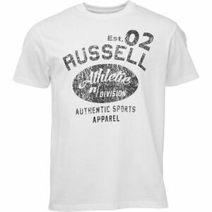 Russell Athletic T-SHIRT M Tricou pentru bărbați, alb, mărime imagine