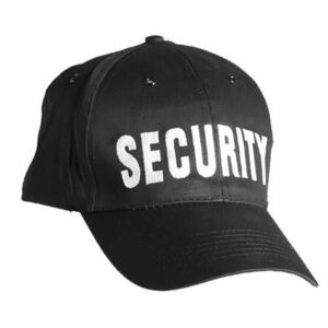 Mil-tec SECURITY șapcă, neagră imagine