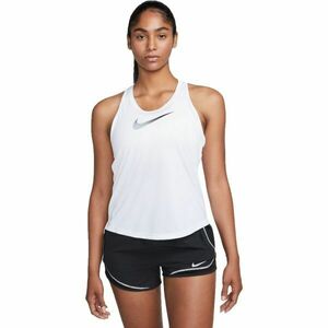 Nike NK ONE DF SWSH HBR TANK Maiou sport damă, alb, mărime imagine
