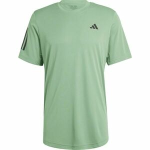 adidas CLUB 3-STRIPES TENNIS TEE Tricou sport pentru bărbați, verde, mărime imagine