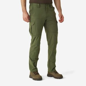 Pantalon ușor și respirant 500 Camo Verde Bărbați imagine