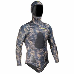 Jachetă vânătoare subacvatică camuflaj SPF500 neopren 3mm Camo imagine