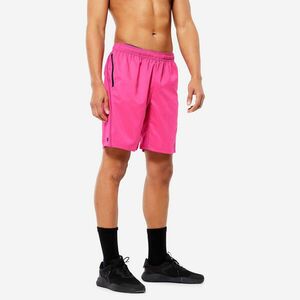 Pantalon scurt respirant 120 Fitness Essentiel Roz Bărbați imagine