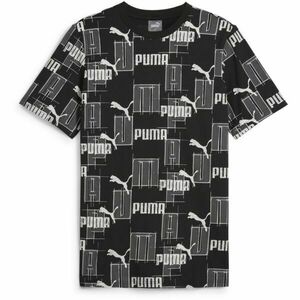 Puma ESSENTIALS + LOGO LAB AOP TEE Tricou pentru bărbați, negru, mărime imagine