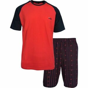 Fila SET SHORT SLEEVES T-SHIRT AND SHORT PANTS IN JERSEY Pijama bărbați, roșu, mărime imagine