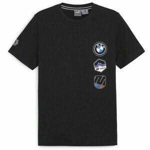 Puma BMW M MOTORSPORT GARAGE CREWGRAPHIC TEE Tricou bărbați, negru, mărime imagine