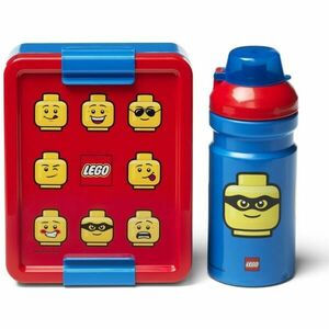 LEGO Storage ICONIC CLASSIC Set pentru gustări, roșu, mărime imagine