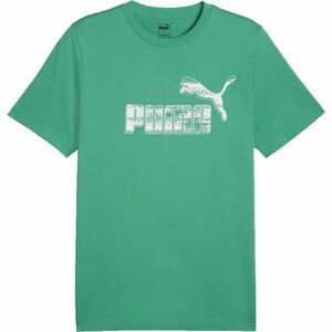 Puma GRAPHIC NO.1 LOGO TEE Tricou pentru bărbați, verde, mărime imagine