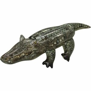 Bestway REALISTIC REPTILE RIDE-ON Crocodil gonflabil, kaki, mărime imagine
