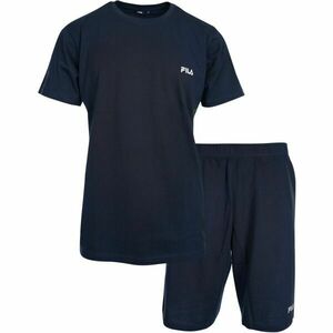 Fila SET SHORT SLEEVES T-SHIRT AND SHORT PANTS IN JERSEY Pijama bărbați, albastru închis, mărime imagine
