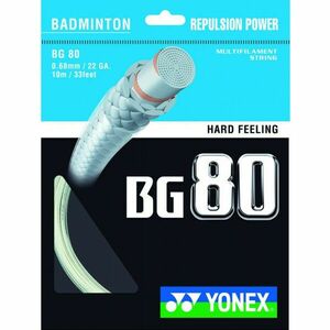 Yonex BG 80 Cordaj badminton, alb, mărime imagine