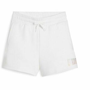 Puma ESSENTIALS + SUMMER DAZE SHORTS G Pantaloni scurți de fete, alb, mărime imagine