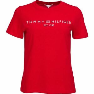 Tommy Hilfiger LOGO CREW NECK Tricou pentru femei, roșu, mărime imagine