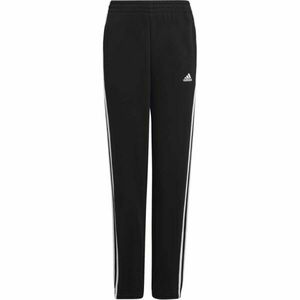 adidas ESSENTIALS 3-STRIPES FLEECE PANTS Pantaloni de trening juniori, negru, mărime imagine