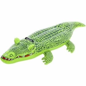 HS Sport CROCODILE RIDER Crocodil gonflabil, verde, mărime imagine