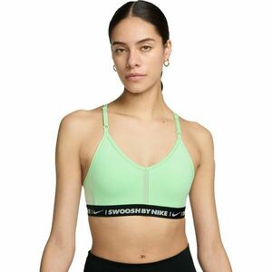Nike DRI-FIT INDY Sutien sport damă, verde deschis, mărime imagine