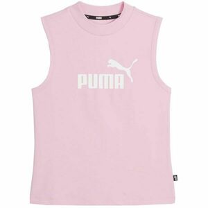 Puma ESSENTIALS+ SLIM LOGO TANK Maiou pentru femei, roz, mărime imagine