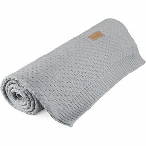 BEZTROSKA KNITTED BLANKET Pătură tricotată, gri, mărime imagine