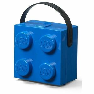 LEGO Storage HANDLE BOX Cutie pentru gustări, albastru, mărime imagine