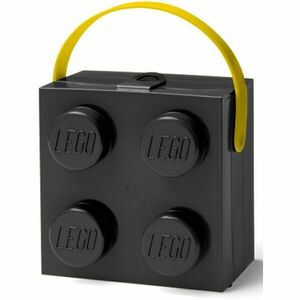 LEGO Storage HANDLE BOX Cutie pentru gustări, negru, mărime imagine