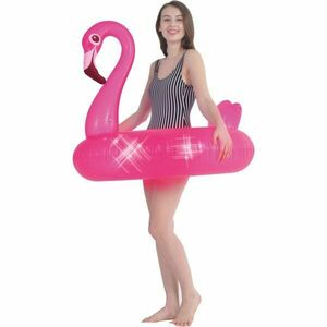 HS Sport MOSAIC FLAMINGO TUBE Colac gonflabil, roz, mărime imagine