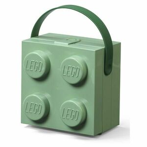 LEGO Storage HANDLE BOX Cutie pentru gustări, verde, mărime imagine