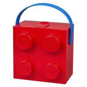 LEGO Storage HANDLE BOX Cutie pentru gustări, roșu, mărime imagine