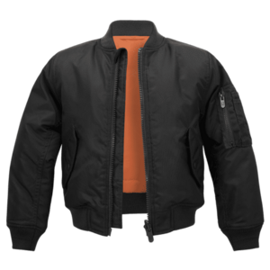 Jachetă Brandit MA1 pentru copii, negru imagine