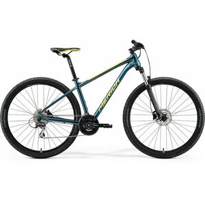 Bicicleta de munte pentru barbati Merida Big.Seven 20-3X Albastru Turcoaz/Verde Lime 2022 imagine