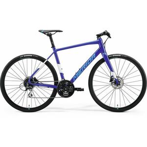 Bicicleta Fitness Unisex Merida Speeder 100 Albastru inchis mat/Albastru/Alb 22/23 imagine
