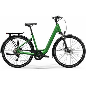 Bicicleta Electrica de Trekking/City Merida eSpresso Urban 100 EQ Verde/Gri 2023 imagine