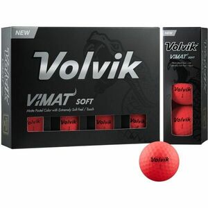 VOLVIK VIMAT 12 ks Mingi de golf, roșu, mărime imagine