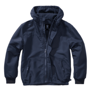 Brandit Kids Frontzip Windbreaker Jacket, albastru marin imagine