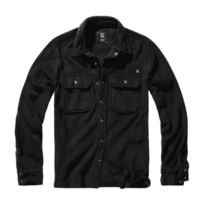 Brandit Jeff Jeff Fleece cămașă cu mânecă lungă, negru imagine