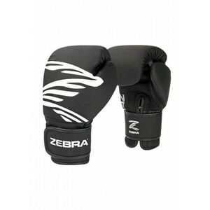 Mănuși copii pentru box Zebra Fitness, negre imagine