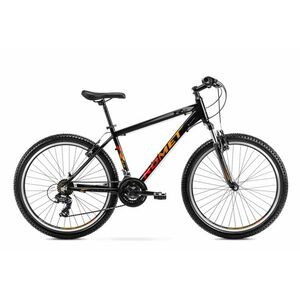 Bicicleta de Munte pentru barbati Romet Rambler R6.0 Negru/Portocaliu/Rosu 2022 imagine