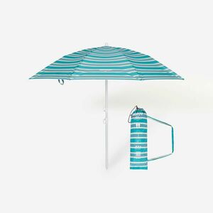 Umbrelă de plajă compact 2 locuri UPF 50+ - Paruv 160 verde imagine